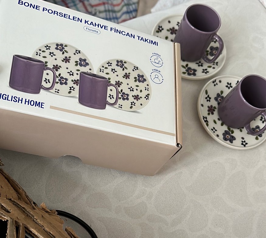 Englısh Home Kişilik 4 Parça Fincan Takımı - Görsel 5