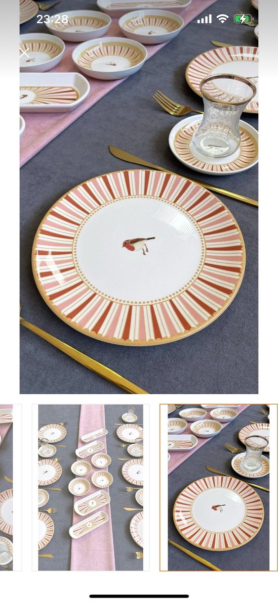 Lüx Seramik Kahvaltı Takımı - Görsel 4