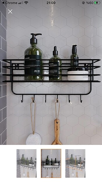 Diğer Metal Banyo Rafı