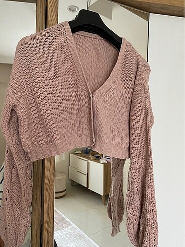 Crop hırka