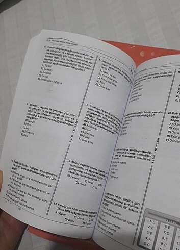 Beden Ilahiyat aöf hedef sorular