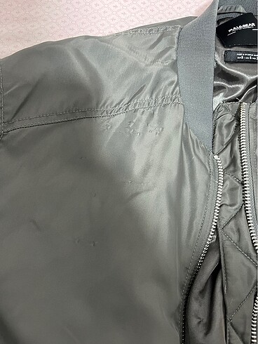 s Beden gri Renk pull and bear bomber ceket