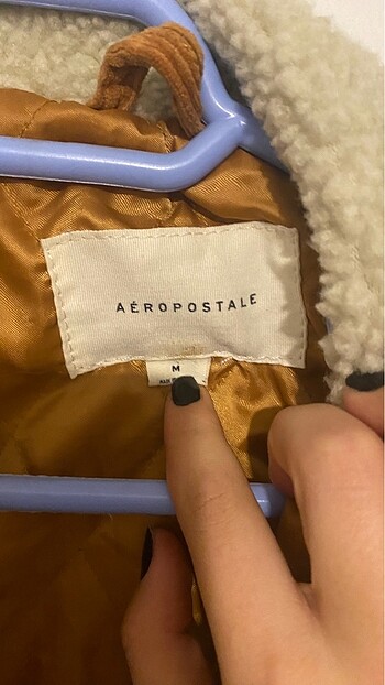 Aeropostale Yakası kürklü ici kapitone ceket