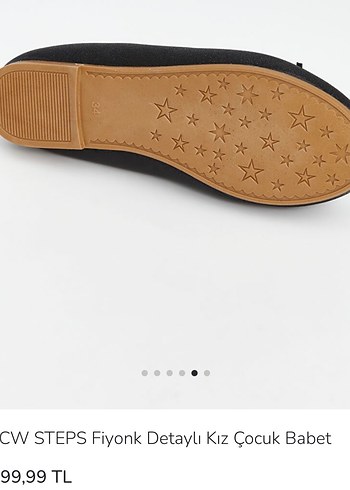 Kız Çocuk Siyah Babet Ayakkabı - Görsel 7