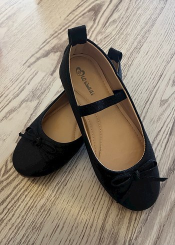 Kız Çocuk Siyah Babet Ayakkabı - Görsel 3