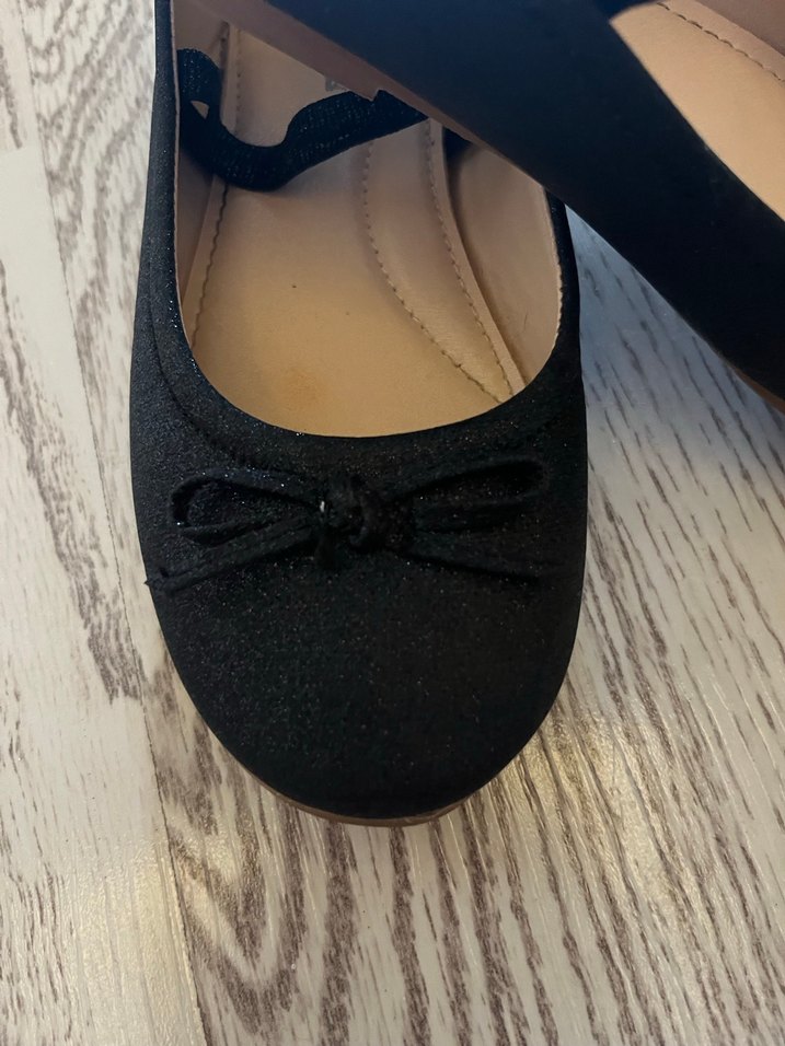 Kız Çocuk Siyah Babet Ayakkabı - Görsel 4