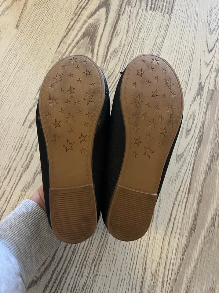 Kız Çocuk Siyah Babet Ayakkabı - Görsel 5