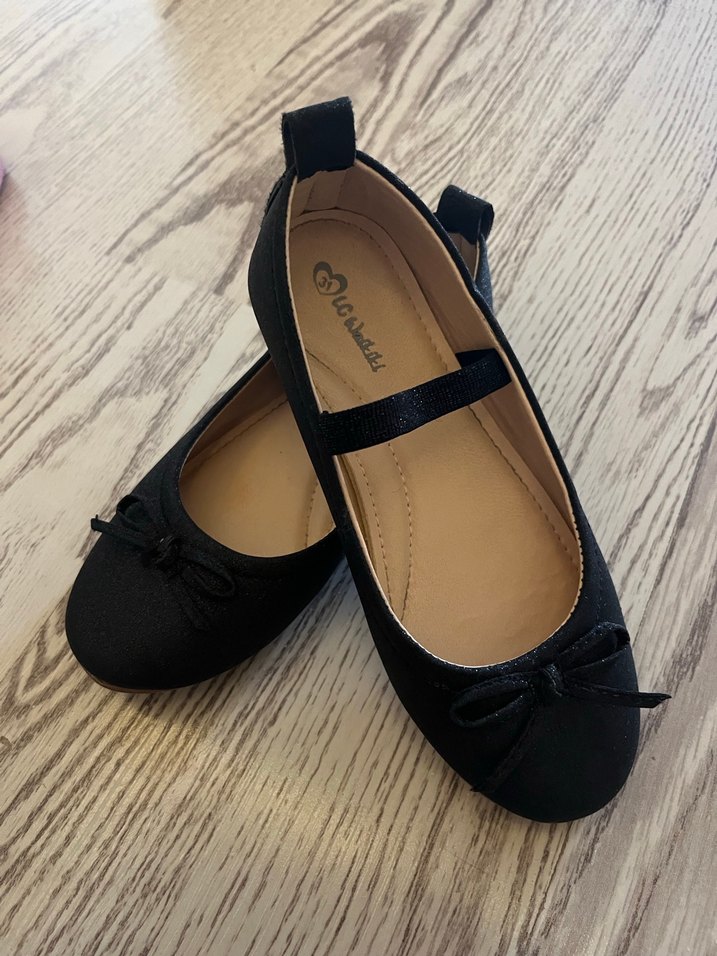 Kız Çocuk Siyah Babet Ayakkabı - Görsel 3