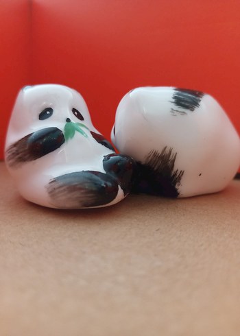 Beden beyaz Renk Mini Panda Bibloları