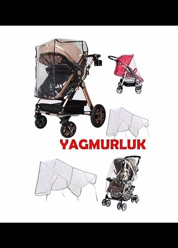 Bebek arabası yagmurluk 