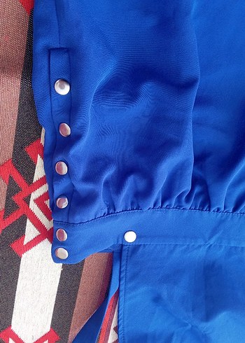 Mavi Uzun elbise - Görsel 4