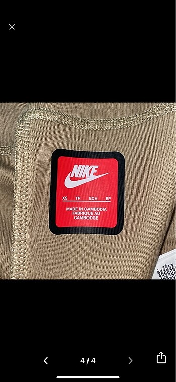 xs Beden camel Renk Nike tech eşofman