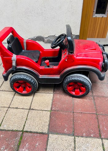 Kırmızı Nitro Elektrikli Çocuk Arabası - Görsel 3