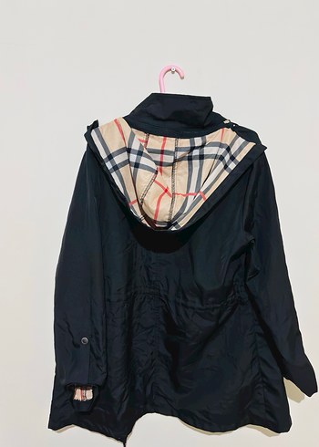 Siyah Kadın yağmurluk - Görsel 3