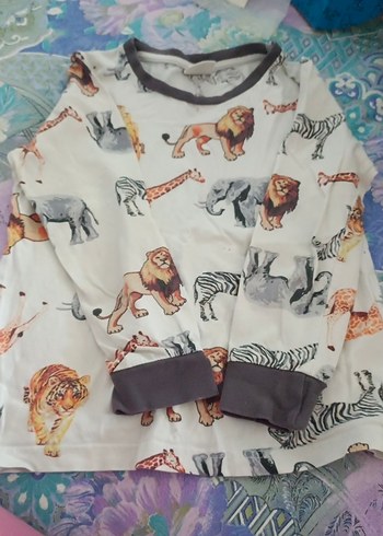 erkek Çocuk Uzun Kollu Baskılı Tişört - Görsel 2