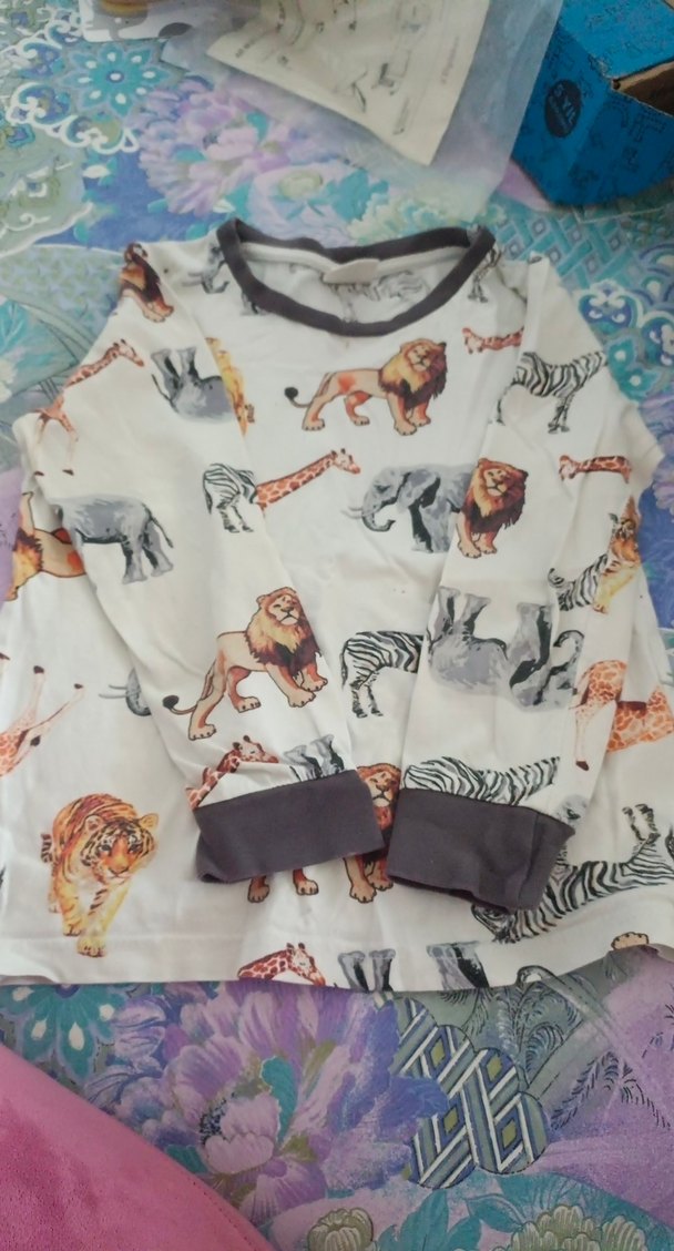 erkek Çocuk Uzun Kollu Baskılı Tişört - Görsel 2