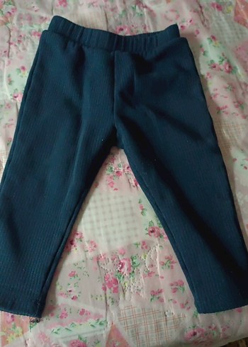 Kız Çocuk Lacivert Pilili Tayt - Görsel 2