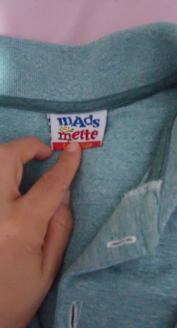 Gri Erkek Keten Uzun Kollu Polo Tişört - Görsel 3