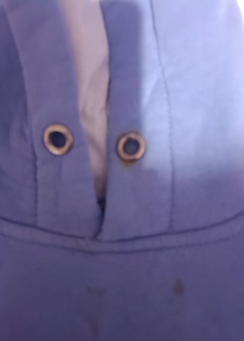 PalmAngels Mavi Kapüşonlu Erkek Sweatshirt - Görsel 2