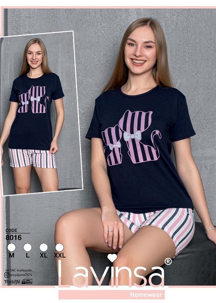 Kadın Pijama Takımı  - Görsel 5