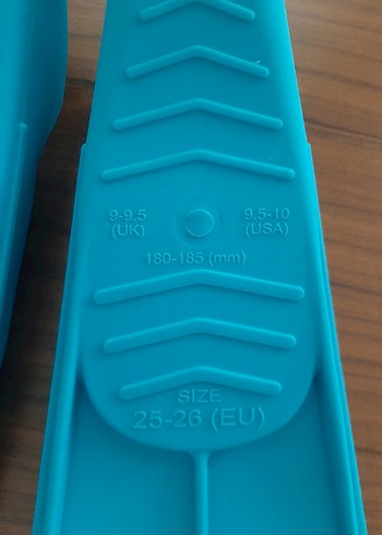 Unisex Mavi Kauçuk Su Paleti - Görsel 3