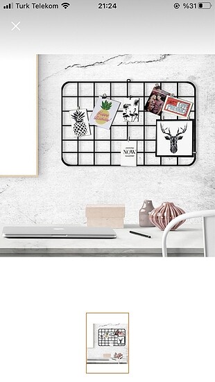 Trendyol & Milla Fotoğraf teli tel pano fotoğraf askılık