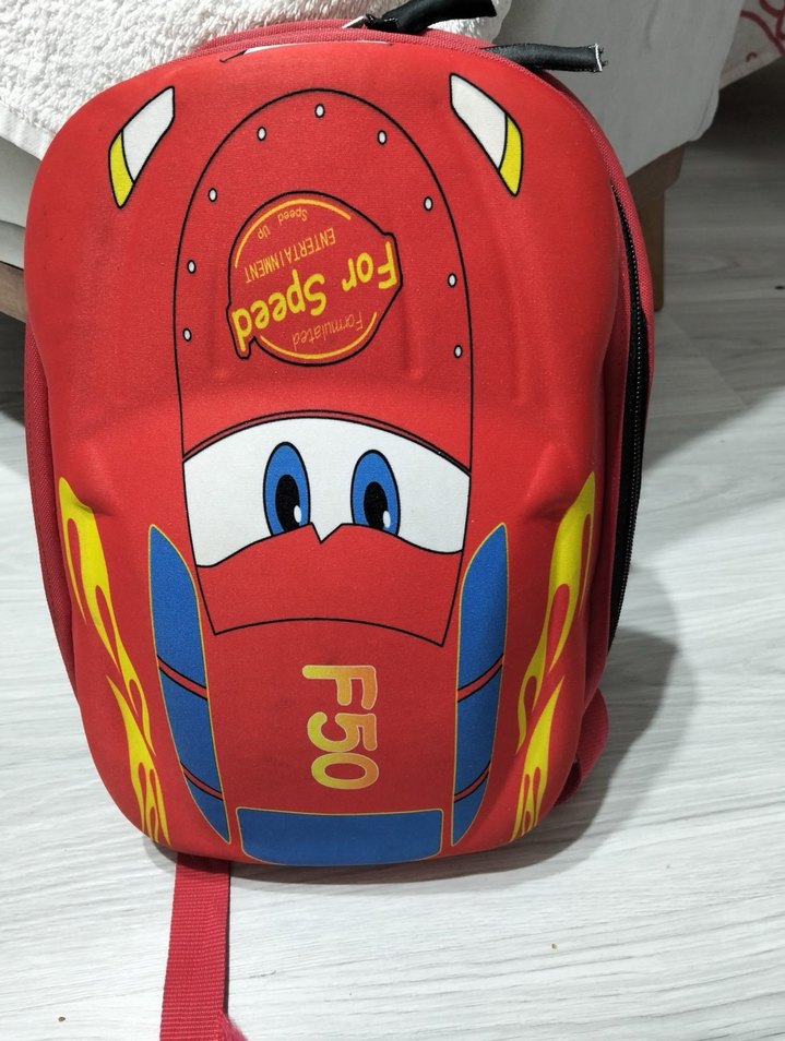 Kırmızı Erkek Çocuk Okul Çantası - Görsel 2