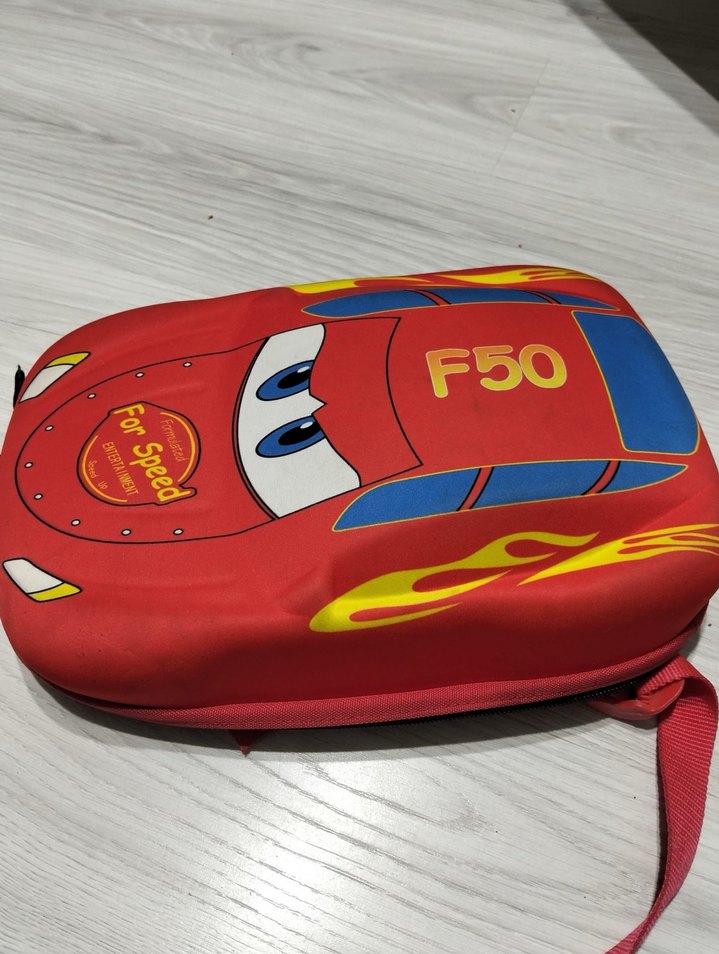 Kırmızı Erkek Çocuk Okul Çantası - Görsel 3