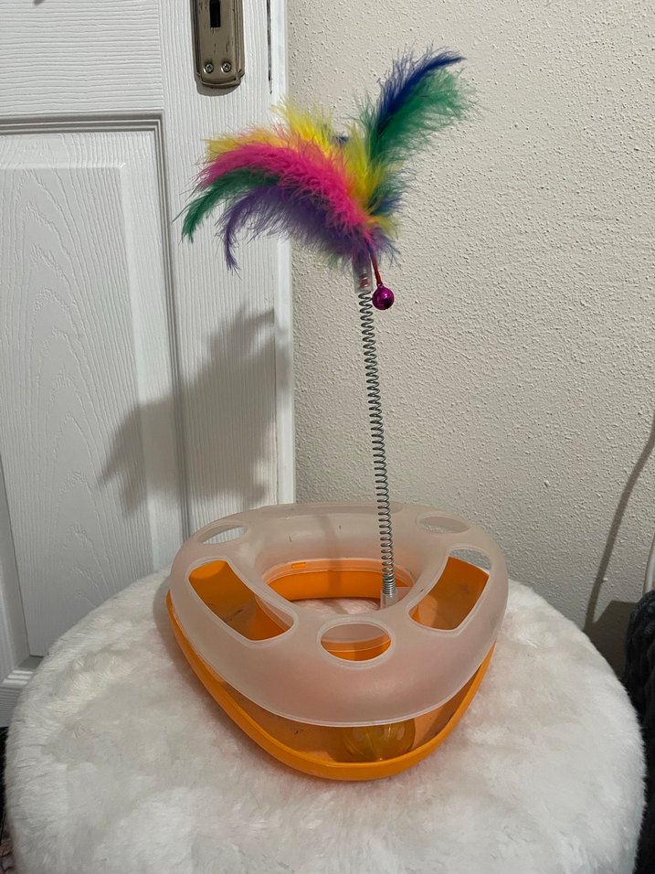 YAYLI FARELİ ÇINGRAK TOPLU KEDİ OYUNCAĞI - Görsel 2