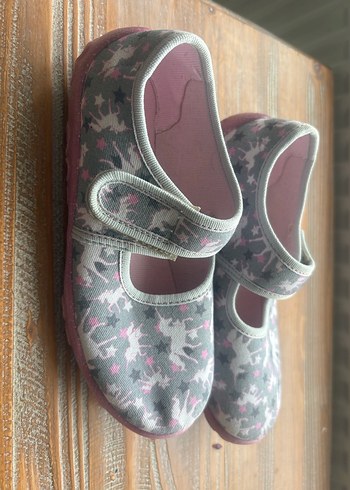 Süperfit marka Kız Çocuk Gri Tokalı Babet Ayakkabı - Görsel 3