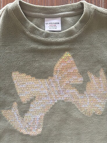 Us polo kadife sweatshirt - Görsel 2