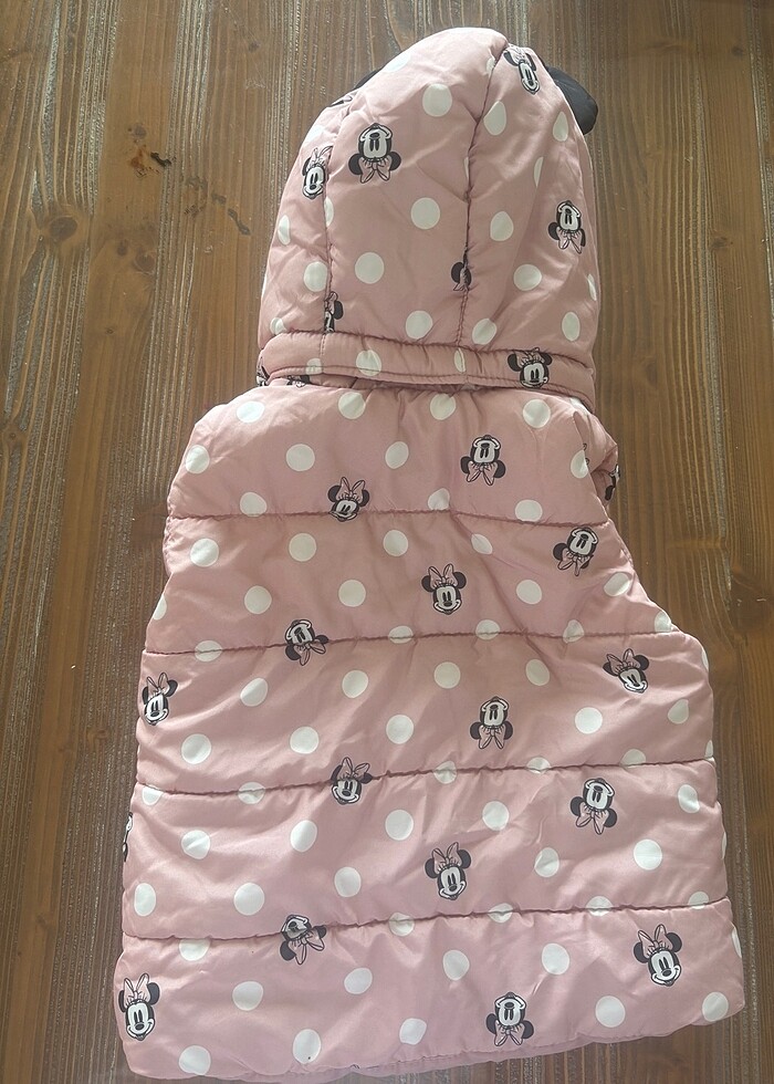 Kapişonlu puf yelek - Görsel 2