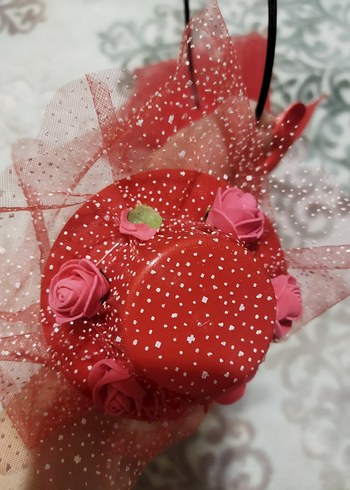 Kırmızı çocuk taç tokalar - Görsel 6