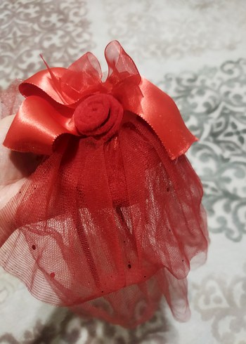 Kırmızı çocuk taç tokalar - Görsel 2