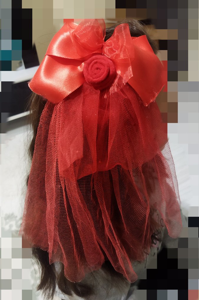 Kırmızı çocuk taç tokalar - Görsel 3