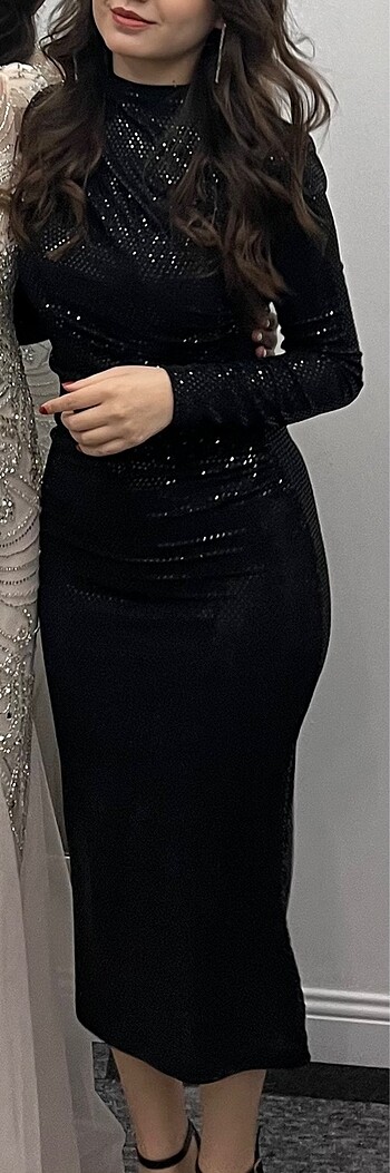 s Beden Siyah elbise