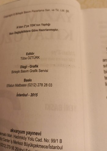 Yazım Kılavuzu - Akvaryum Yayınevi - Görsel 2