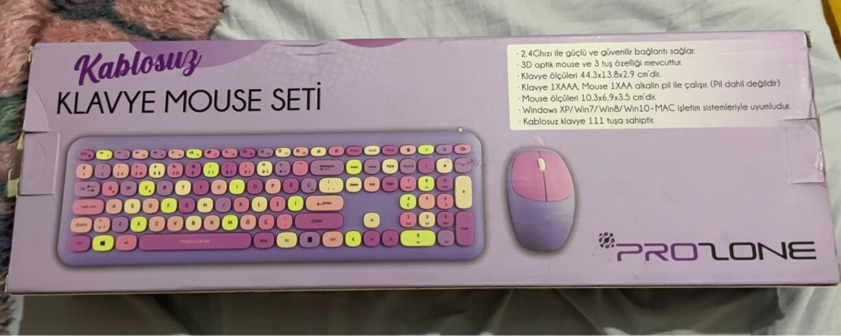 Klavye ve mouse seti - Görsel 2