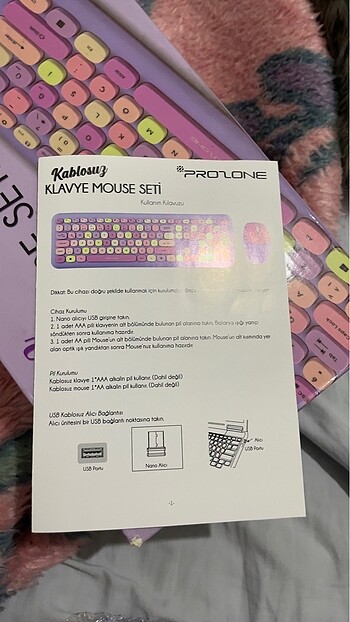 Klavye ve mouse seti - Görsel 4