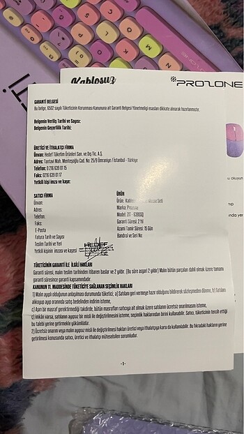 Klavye ve mouse seti - Görsel 5