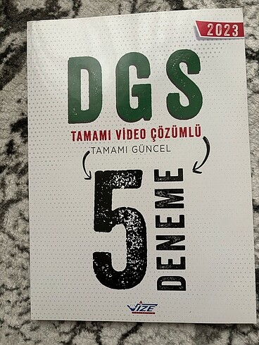 Vize Yayınları Bez Çantalı DGS Seti