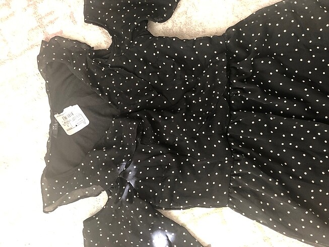 Puantiyeli elbise - Görsel 3