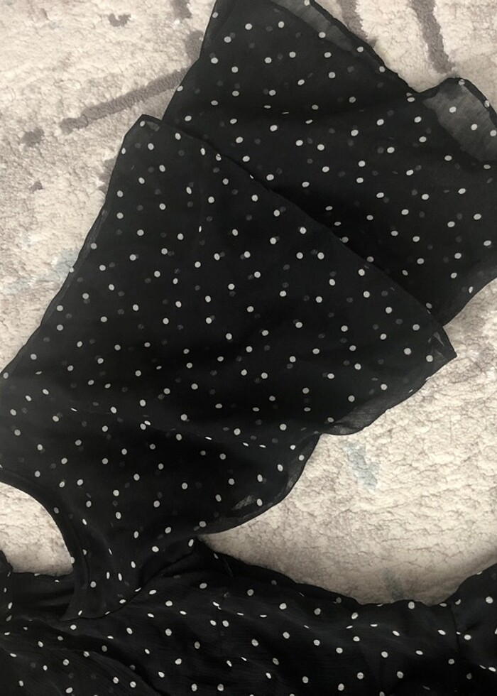 Puantiyeli elbise - Görsel 2