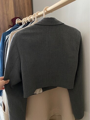 s Beden gri Renk blazer ceket