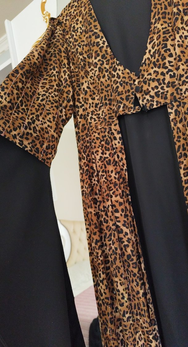 Yöresel elbise leopar taşlı - Görsel 3