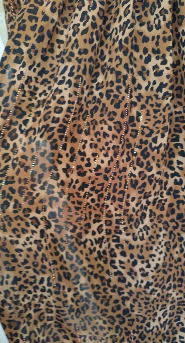 Yöresel elbise leopar taşlı - Görsel 4