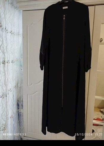 Nakışlı Siyah Uzun Kadın Pardösü - Görsel 3