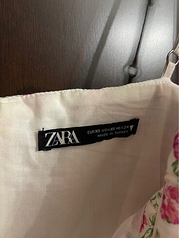 xs Beden Çiçekli mini zara elbise