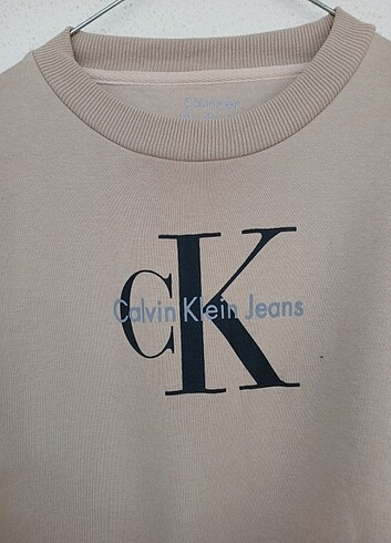 l Beden kahverengi Renk Ck calvin klein oversize sweatshirt