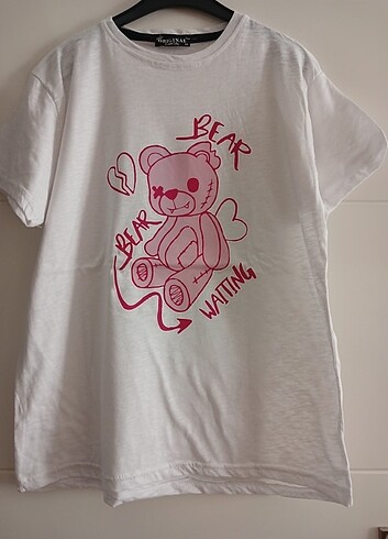 Ayıcık bear baskılı unisex tişört 